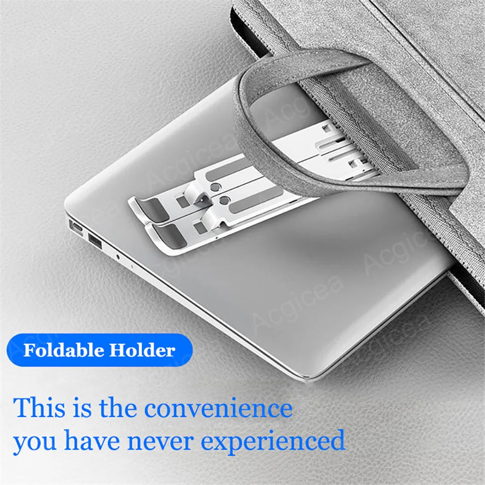 7 Levels Laptop Stand Portable Foldable ABS Tablet Computer for Macbook Apple Air Pro Lenovo Bracket Universal Pad PC Holder