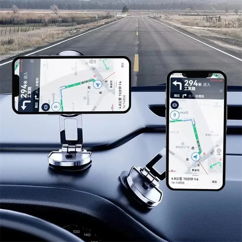 Magnetic Car Phone Holder Magnet Phone Bracket Foldable Dashboard Stand 360-degree Rotatable Navigation Holder Car Accessories