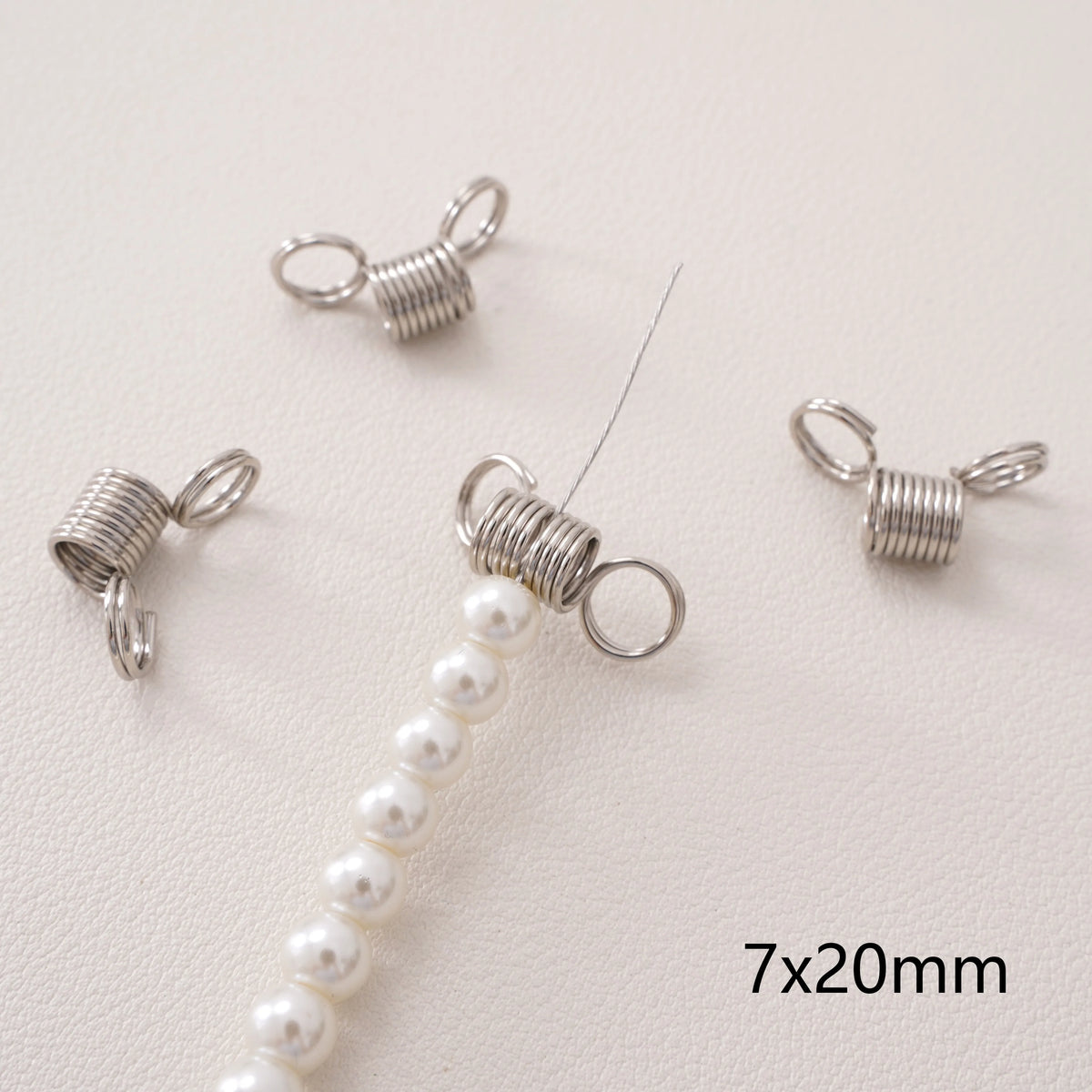 1pcs Bead Stopper Spring Clip Creative Bead Wire End Jewelry Making Tool DIY Bracelet Necklace Tool for Handmade Jewelry
