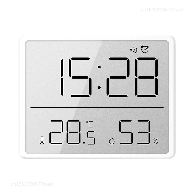 New Multifunction Thermometer Hygrometer Automatic Electronic Temperature Humidity Monitor Clock Household Thermometer Tools