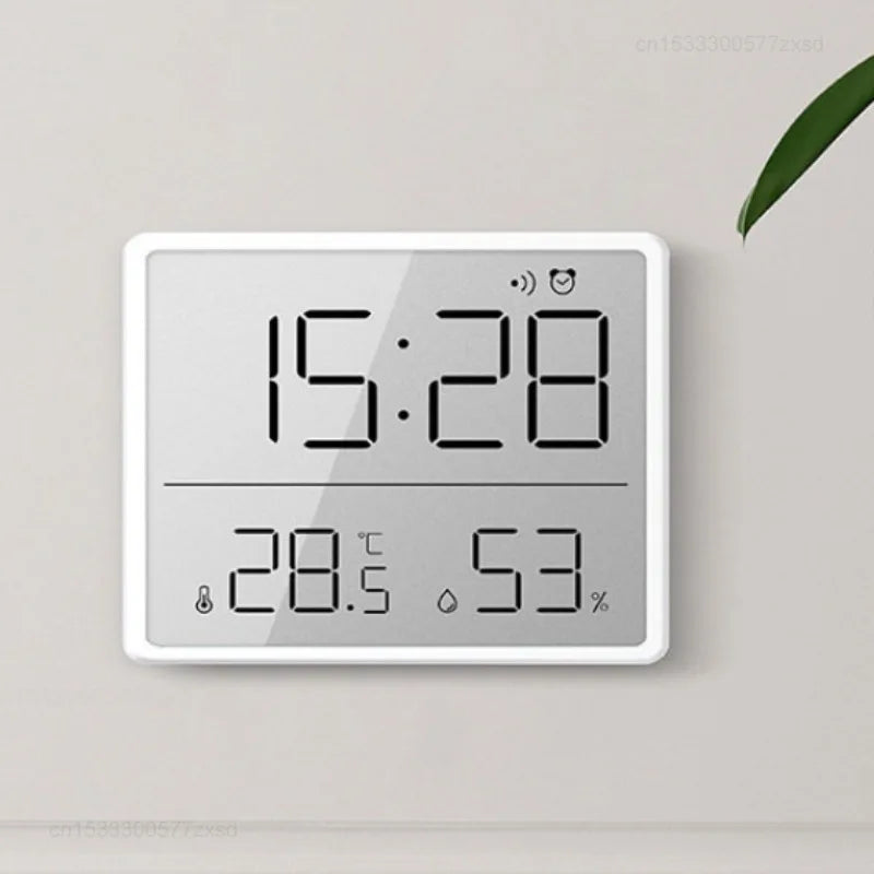 New Multifunction Thermometer Hygrometer Automatic Electronic Temperature Humidity Monitor Clock Household Thermometer Tools