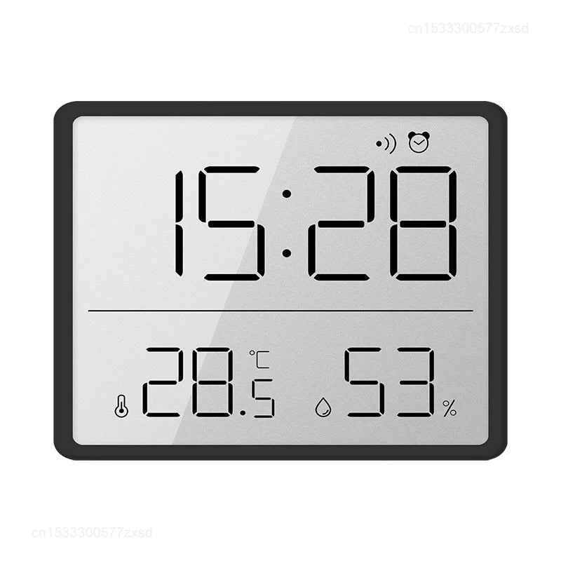 New Multifunction Thermometer Hygrometer Automatic Electronic Temperature Humidity Monitor Clock Household Thermometer Tools