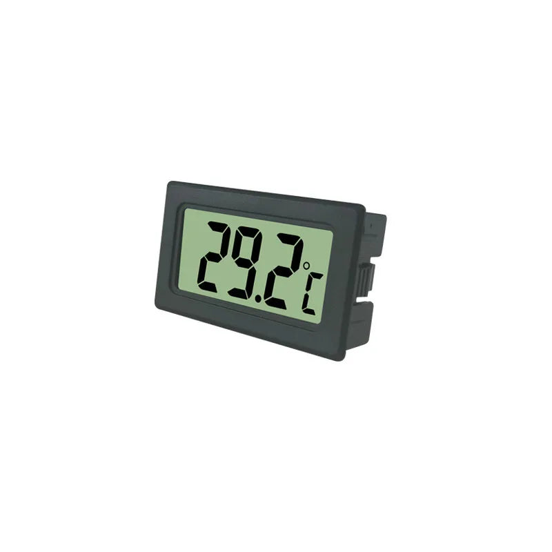 2/4 Pcs Mini Hygrometer Thermometer Fahrenheit or Celsius Meter Digital LCD Monitor Indoor Room Round Humidity Temperature Gauge